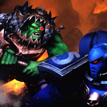 Ultramarine vs Ork by Christos Zabaras (zabaras | Miserable-Piglet7263 | zabaras75)