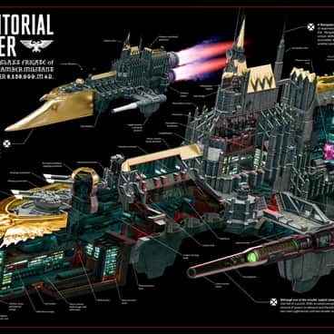 Battlefleet Gothic by Liam Keating (ROBOTS V DINOSAURS | robotsvdinosaurs_design)