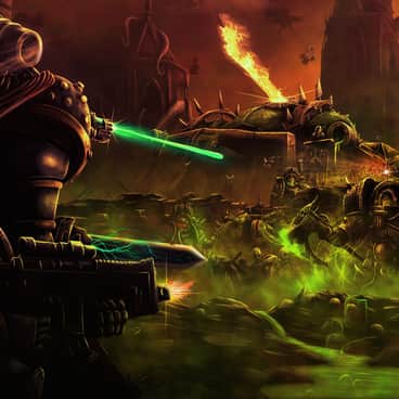 Death Guard vs Iron Warrior by Maclain Rowston (Madmac9)