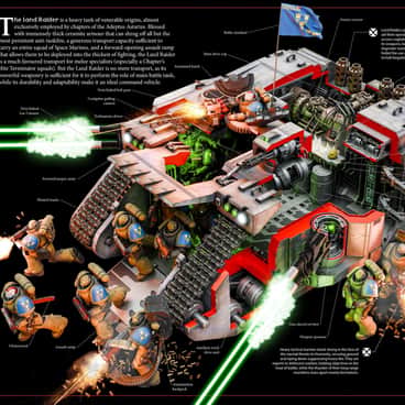 Land Raider by Liam Keating (ROBOTS V DINOSAURS | robotsvdinosaurs_design)