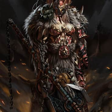 Female Khorne Berserk by Samo TGR (blkstr | iblksamo | Samory Toure Gabriel-Regis)