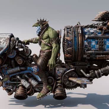 Gretchin Biker by Jamie Janas