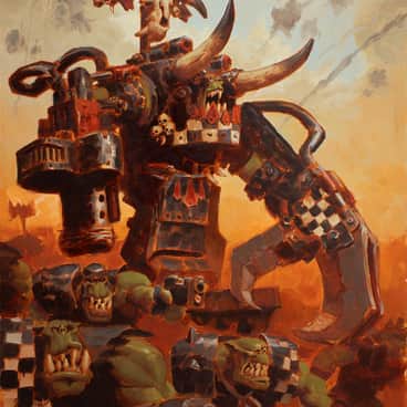Ghazghkull Thraka by Edward Delandre (Edward_Delandre | edward.delandre | Remote-Confection303)