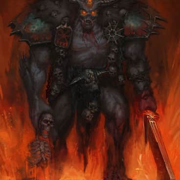 Khorne Daemon by Yaroslav Lotsmanov (YaroslavLotsmanov | lotsmanov | yaroslav_lotsmanov | Лоцманов Ярослав)