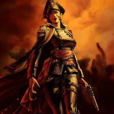 Commissar Kassard Oranox by Anne-Lise Loubiere (zecarnevilcat | CarnevilCat)