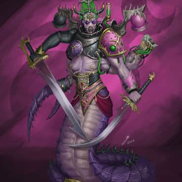 Slaanesh Prince by Brandon Chen (tinman888)
