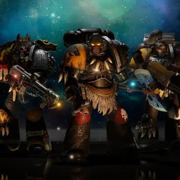 Space Wolves Squad by Rob Corcoran