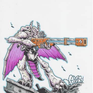 Vespid Stingwings by Garry Wharton (gwhartonart)