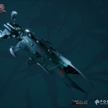 Dark Eldar Cruiser by François Gand