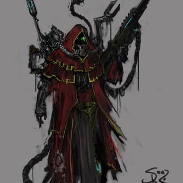 Techpriest Sniper by Ramirez de Souza (Halycon450)