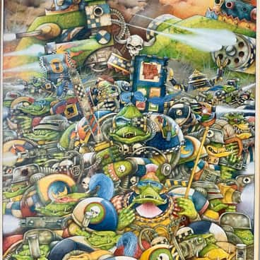 Waaargh Orks by Wayne England