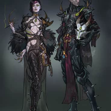 Envi and Klaivex by Lily Grasso (feyspeaker)