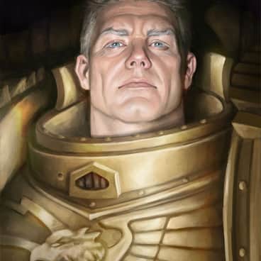 Rogal Dorn by Davide Pizi (daeveede | piziio | Ill_Atmosphere4959)