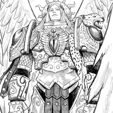Sanguinius by Francesca Biscotti (francescabiscotti_art)