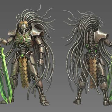 Brute of the Necrontyr by Luke Serrano (lukeserranoart | luke2377)