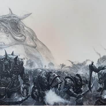 Chaos Orks by Karl Kopinski (Karlkop | karlkopinski)