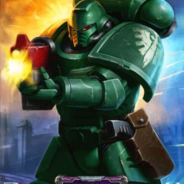 Dark Angels Intercessor by Michael Sanchez (michaelsanchezk | Michael Sánchez Keighley)