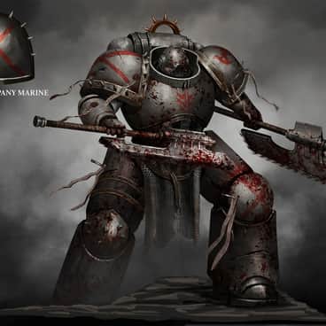 Death Company Marine by J.A Jewel Ng (wolvenhouur | JA Ng)