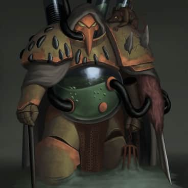 Death Guard Chaplain by Bartłomiej Vetinari (Zero Vetinari | zero_vetinari)