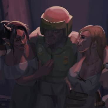 Military Leave by Ivan Espinoza (ivanespinoza_art)