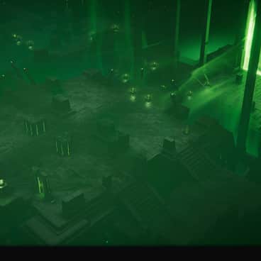 Necron Environment by Maël Briffa