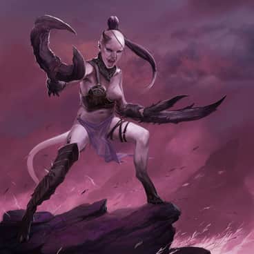 Slaanesh Deamon by Stephen Mabee (smabeeart)