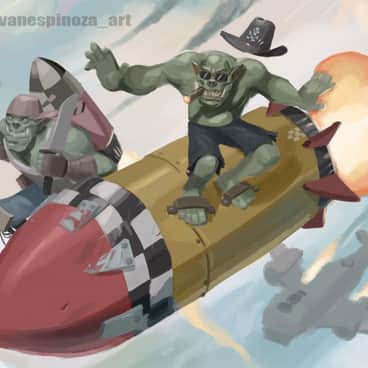 Surf the Apocalypse! by Ivan Espinoza (ivanespinoza_art)