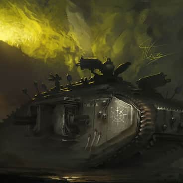 Traitor Guardsmen Land Raider by Naznamy