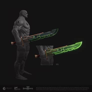 Xenophase Blade by Eugenia Vinogradova (Eugenia Vi | ev.kimo.art)