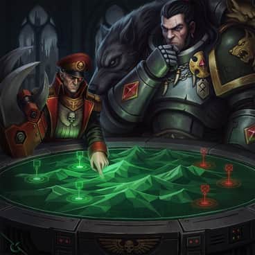 Yarrick and Blackmane by StellarLupus | Yarrick and Blackmane by StellarLupus