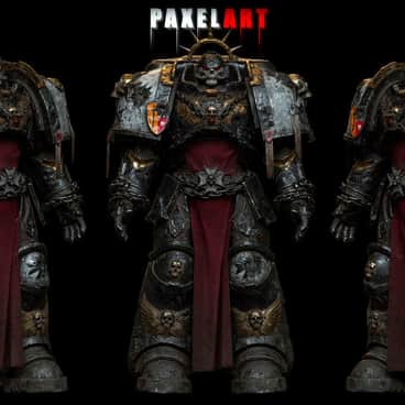 Chaplain by Alexander Panin (Alexandr Panin | PaxelArt | paxel_art)