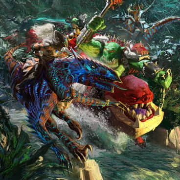 Exodites vs Orks by Joseph Daniel Culp (joseph.culp.art)