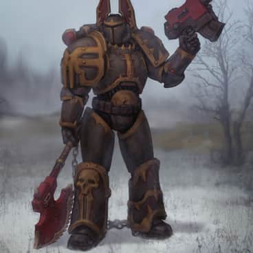 Khorne Berserker by Ichisip Galle (Ichisip RR | Galle R.R | gallegalle | Gallenaitor)