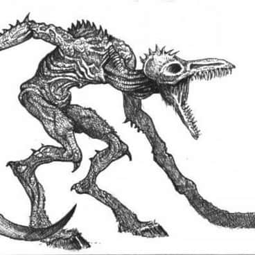 Lesser Demon of Malal by Tony Ackland (Anthony Ackland)