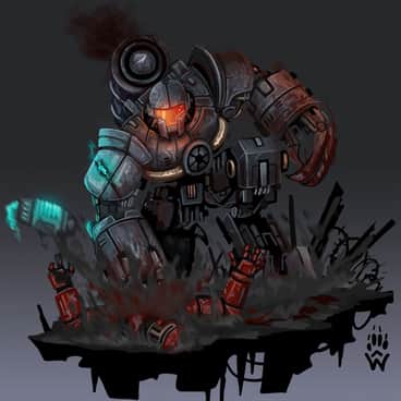 Mechanicum Ursarax by Wolfdawg Art (Wolfdawgartcorner | Wolfdog-ArtCorner | WolfdawgArt)
