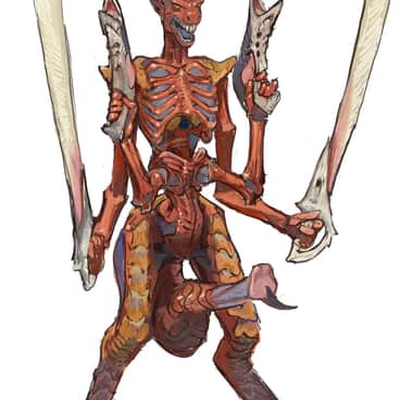 Old Tyranid by mossa (mossacannibalis | mossacannibalism)