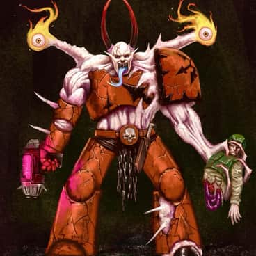 Possessed Chaos Marine by EndlessNightArt (endlessnightartt)