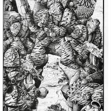 Space Wolves by Russ Nicholson