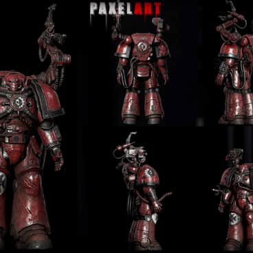 Techmarine by Alexander Panin (Alexandr Panin | PaxelArt | paxel_art)