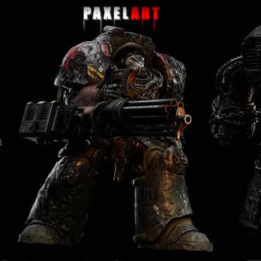 Terminator by Alexander Panin (Alexandr Panin | PaxelArt | paxel_art)