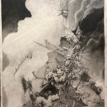 Tower of Skulls by Stafford (staffords_art | Pimp_Vicious)