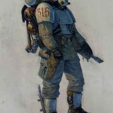 Cadian Shock Troops by Karl Kopinski (Karlkop | karlkopinski)