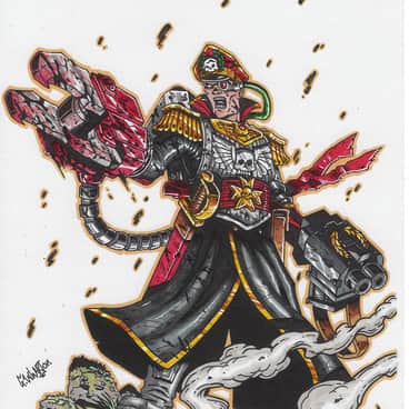 Commissar Yarrick by Garry Wharton (gwhartonart)