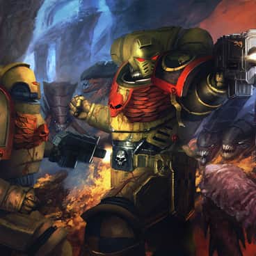 Imperial Fist vs Tyranids by Christos Zabaras (zabaras | Miserable-Piglet7263 | zabaras75)