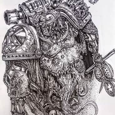 Plague Icon Bearer by Maximilian Kuhn (seletron22)