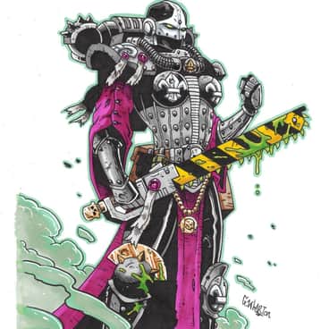 Sister of Battle by Garry Wharton (gwhartonart)