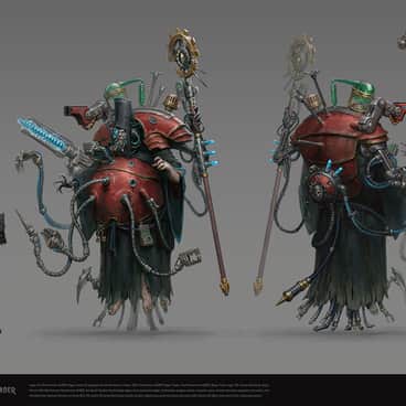 Tech-Priest Manipulus by Dmitriy Galkin (diimadmitriy | Dmitrii__Galkin)