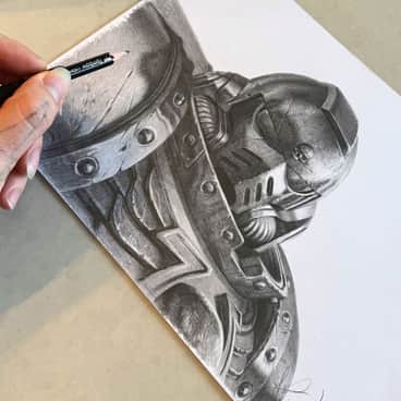 The Emperor Protects by Marc Laisne (marc_laisne_art | marc_laisne_tattoo)