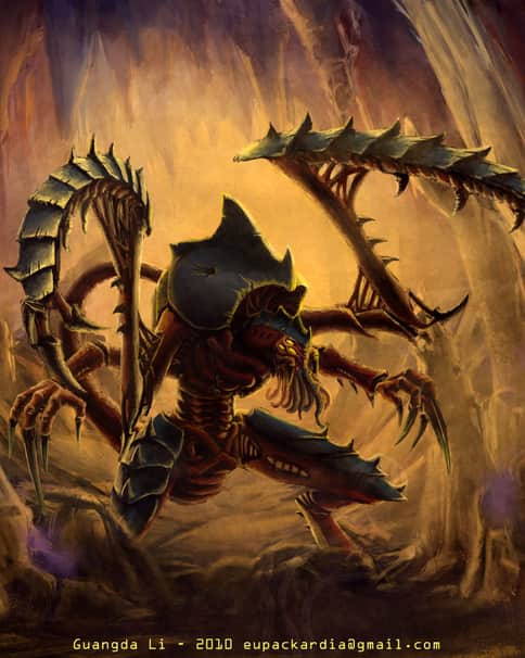 Cave with Deathleaper by Gwayne Li 