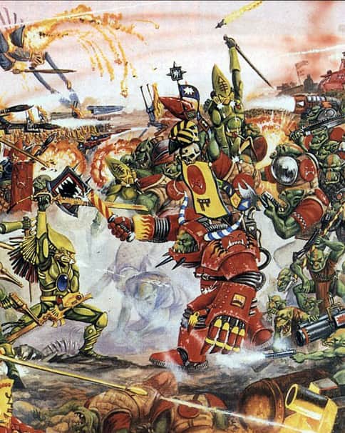 Eldar vs Orks by David Gallagher Eldar vs Orks by David Gallagher